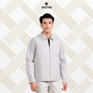  Áo khoác gió nam ARISTINO 2 lớp Regular Fit suông nhẹ thiết kế cổ đức lịch lãm - AJK011W2 