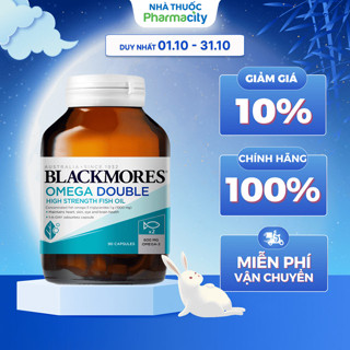 Thực phẩm bảo vệ sức khỏe Blackmores Omega Double High Strength Fish Oil (Chai 90 viên)