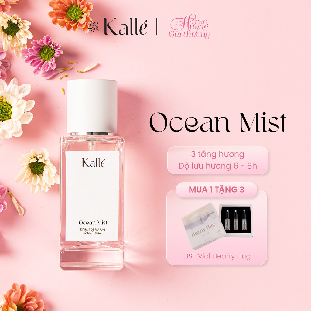 Tinh Dầu Nước Hoa Unisex OCEAN MIST Mùi Hương Biển Tươi Mát, Sảng Khoái Dạng Xịt | Kalle' Feum