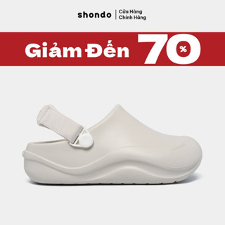 [NEW ARRIVALS]  Giày Clog Suke thoải mái sục nhựa đúc nam nữ màu trắng SUK0009
