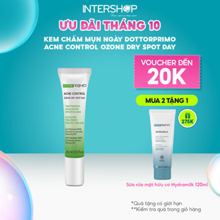 [03/2026] Kem chấm mụn ban ngày  giúp gom cồi mụn và làm mờ vết thâm do mụn DottorPrimo Ozone Dry Spot Day 15ml DP0017