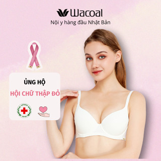 Áo ngực nữ Wacoal mút mỏng nâng ngực có gọng  chống tuột, Áo lót trơn liền dây bản lưng chữ U - IIB5639