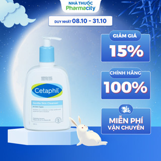 Sữa rửa mặt Cetaphil dịu nhẹ cho mọi loại da Gentle Skin Cleanser (Chai 500ml)