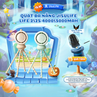 Quạt kẹp nôi xe đẩy em bé JISULIFE Life 2 Pin 5000mAh | Sử Dụng Đến 12h | Chính Hãng | Bảo hành 12th