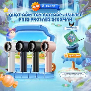 Quạt Cầm Tay Cao Cấp JISULIFE Pro1 (FA53 ABS) - Màn LED Hiển Thị - Sử Dụng Lên Đến 12H - Bảo Hành Chính Hãng 12 Tháng