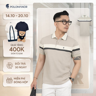 Áo polo nam cao cấp WICK vải cá sấu cotton interlock, thanh lịch sang trọng - POLOMANOR