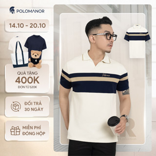 Áo polo nam cao cấp SANI vải cá sấu cotton interlock, thanh lịch sang trọng - POLOMANOR