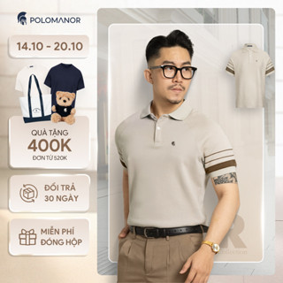 Áo polo nam THOMAS vải cá sấu cotton interlock xuất xịn, nam tính thanh lịch sang trọng - POLOMANOR