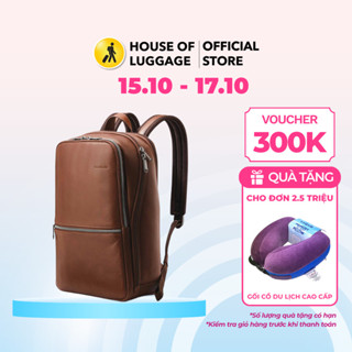 Balo laptop 14.1in Sam Classic Leather Samsonite Mỹ