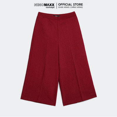 [CÒN SIZE XL] Quần Đỏ Culottes nữ ống suông thời trang N&M 1812156