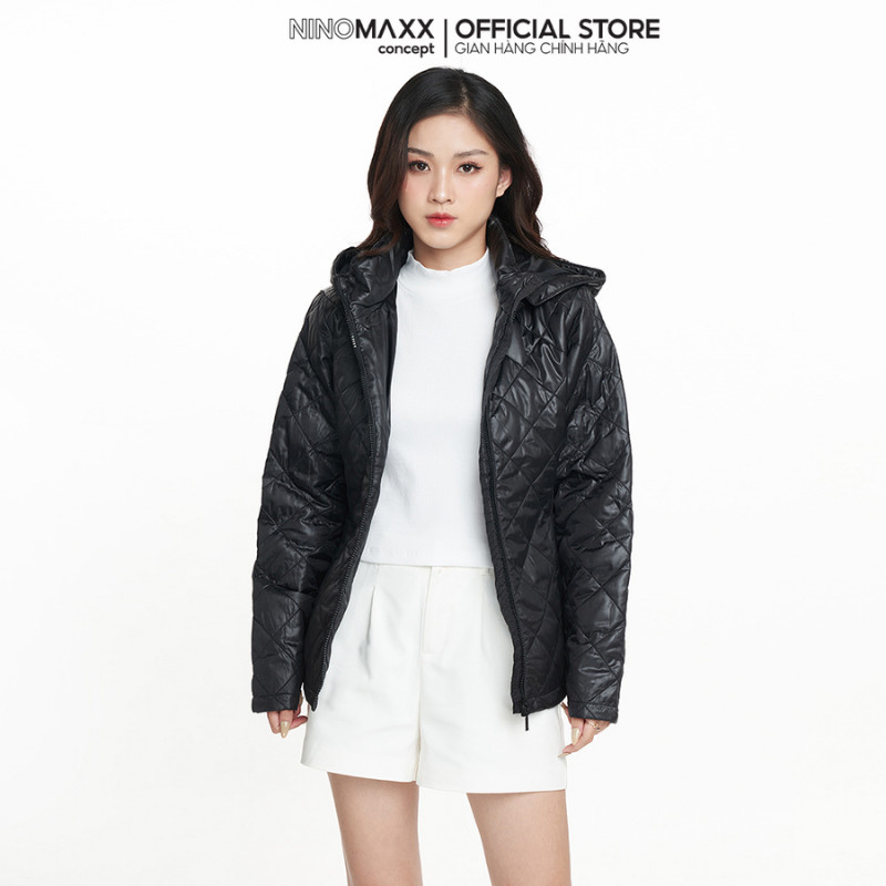 Áo Khoác Chần Gòn Nữ Chống Trượt Nước NINOMAXX 2207009