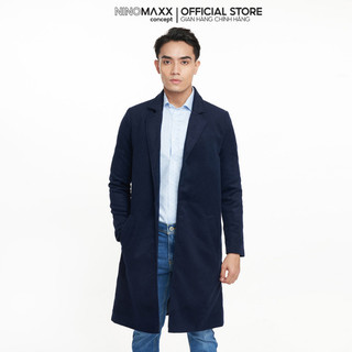   CÒN XANH NAVY  Áo Khoác Dạ Nam Dáng Dài Phong Cách Hàn Quốc NINOMAXX Thương Hiệu N&M 2207036 