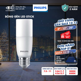  Bóng đèn LED PHILIPS Stick bảo vệ mắt  01 bóng  