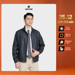  Áo khoác gió nam 2 lớp ARISTINO trượt nước dáng regular fit thiết kế phối 3 màu nam tính trẻ trung AJK054W3 