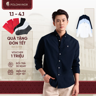   NEW  Áo sơ mi nam tay dài OXFORD PREMIUM BST SMART CASUAL Cao Cấp Thanh Lịch - POLOMANOR 