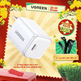 Củ sạc nhanh Robot 30W 65W UGREEN CD319 | Công nghệ GaN | Bảo hành 18 tháng 1 đổi 1 