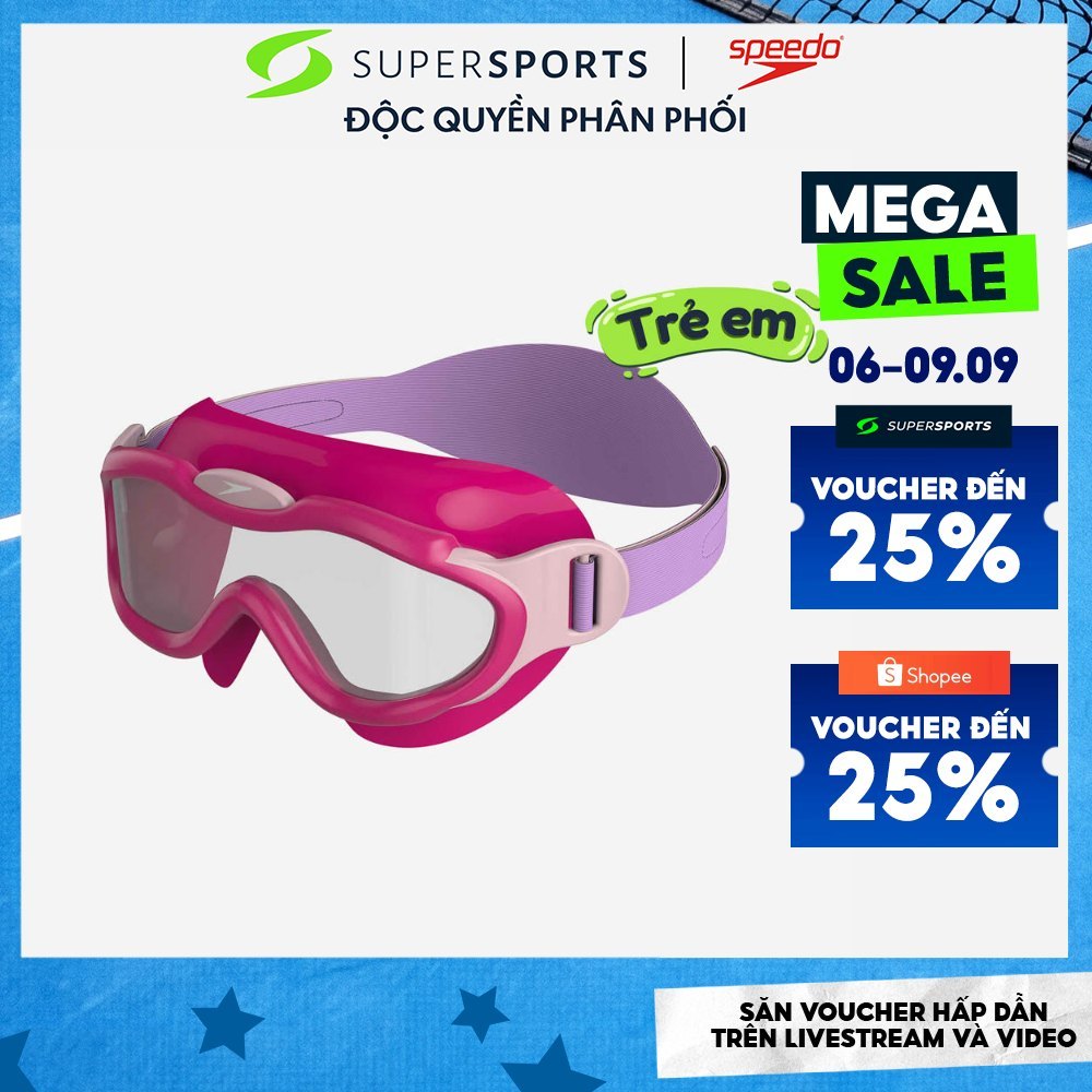 Kính Bơi Trẻ Em Speedo Sea Squad - Hồng - 8-0876314646