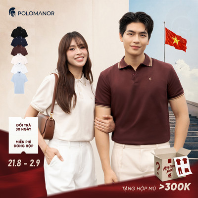 [DEAL LỄ 2/9] [BEST SELLER] Áo polo nam cao cấp ICON DIAMOND, POLO QUỐC DÂN, vải CVC Diamond sang trọng - POLOMANOR
