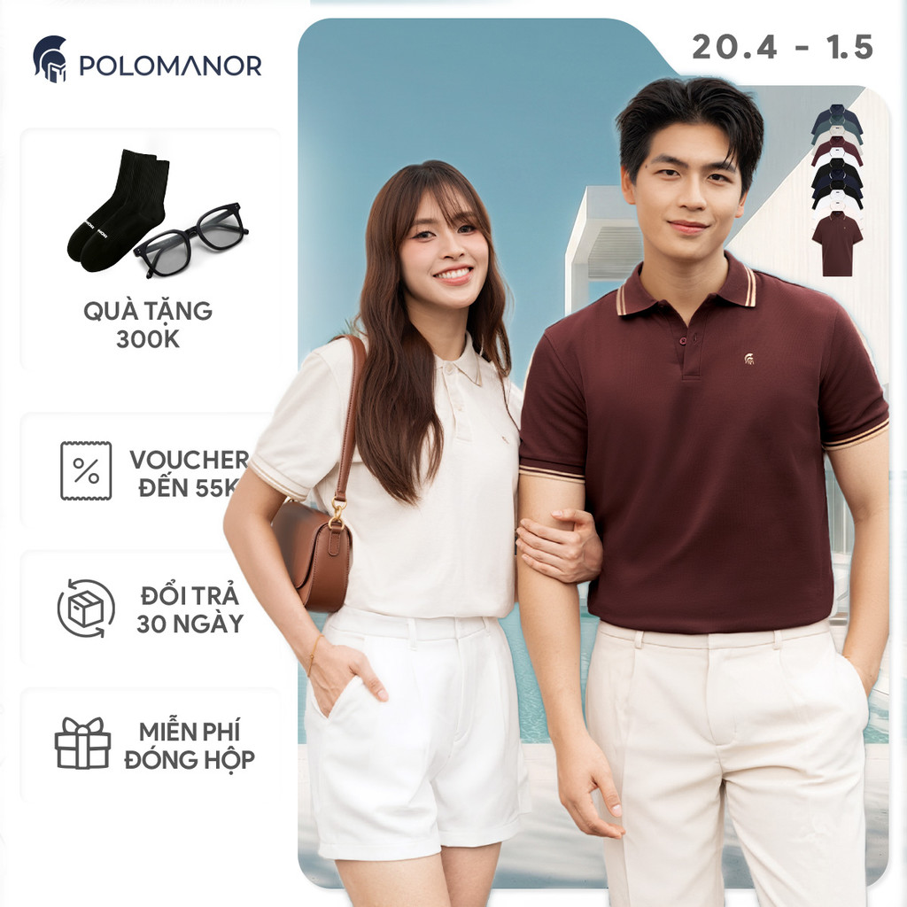[BEST SELLER] Áo polo nam cao cấp ICON DIAMOND, POLO QUỐC DÂN, vải CVC Diamond sang trọng - POLOMANOR | BigBuy360 - bigbuy360.vn
