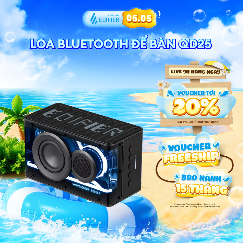 Loa Máy Tính Bluetooth EDIFIER QD25 | Công Suất 24W | Sử Dụng Đến 15H | Hi-Res Audio | Bảo Hành 15 Tháng | BigBuy360 - bigbuy360.vn