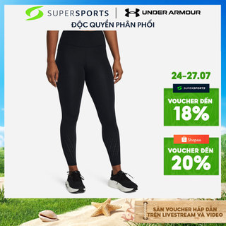 Quần Bó Thể Thao Nữ Under Armour Launch Elite Ankle - Đen - 1383367-001