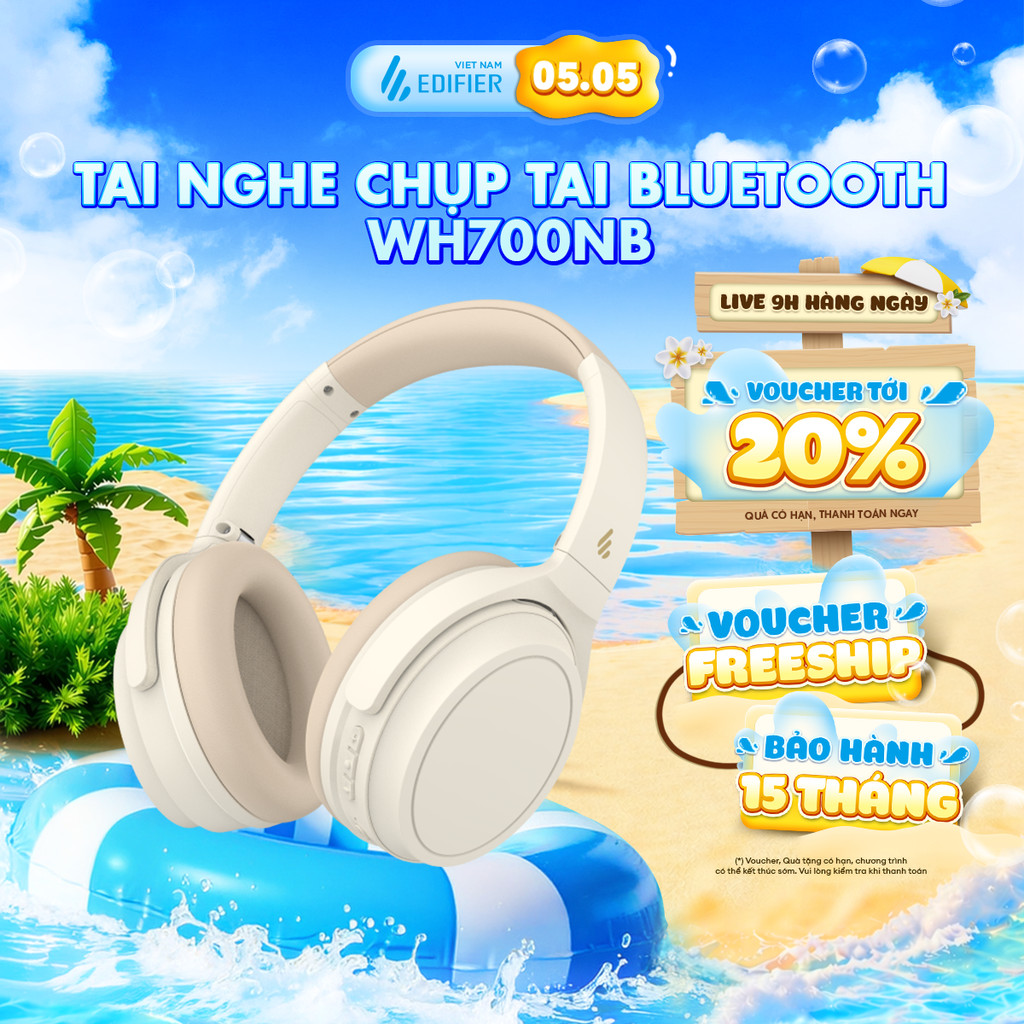 Tai Nghe Bluetooth Chụp Tai EDIFIER WH700NB/WH700NB PRO | Chống Ồn Chủ Động | Thời Gian Sử Dụng Đến 56H | BH 15 Tháng