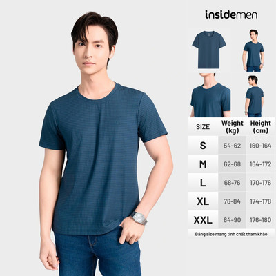 Áo Thun T-shirt Active Thể Thao Nam Insidemen Regular Fit ITS039AS2