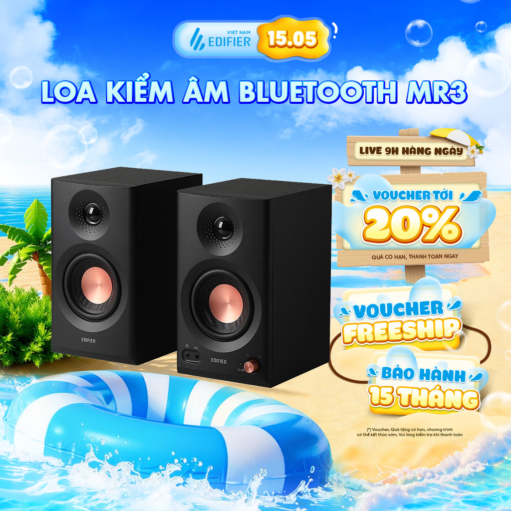 Loa Kiểm Âm Bluetooth EDIFIER MR3/MR5 | Công Suất 36W | Bluetooth 5.4 | 2 Chế Độ Kiểm Âm & Nghe Nhạc