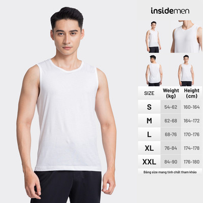 Combo Áo Ba Lỗ Tanktop Chất Liệu Cao Cấp Mềm Mịn, Thoáng Khí Insidemen ITL001EXP