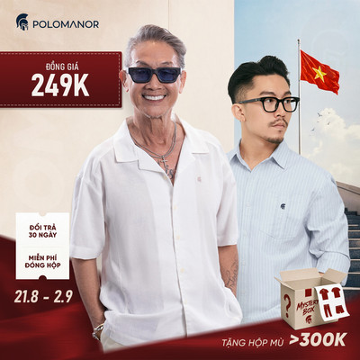 [OUTLET 249K] Áo sơ mi nam chất liệu cotton, linen cao cấp, thanh lịch, thoải mái - POLOMANOR