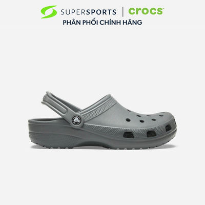 Giày Clog Unisex Crocs Classic - Xám - 10001-0DA