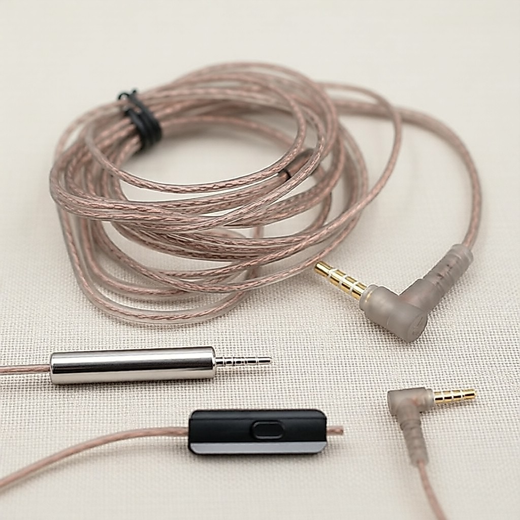 Cáp tai nghe đồng không oxy KZ chính hãng cho KZ ZSN EDX EDC PRO CCA Castor