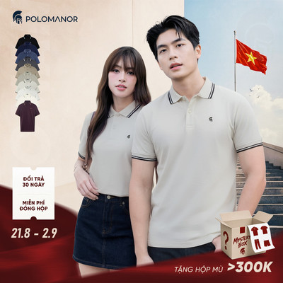 [DEAL LỄ 2/9] [BEST SELLER] Áo polo nam cao cấp BASIC CLASSIC, POLO QUỐC DÂN vải CVC interlock sang trọng - POLOMANOR