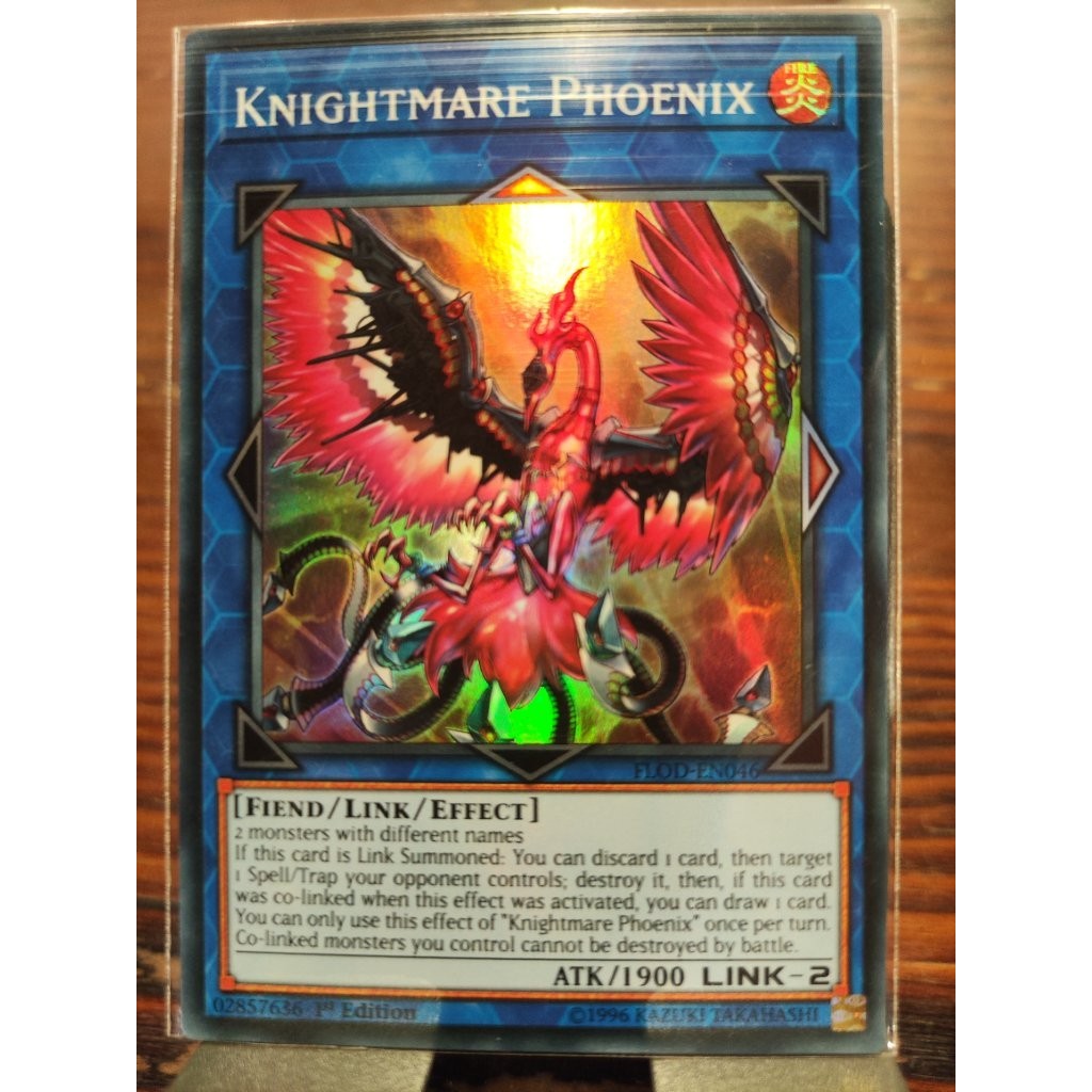 THẺ BÀI YUGIOH - Knightmare Phoenix - FLOD-EN046 - SR
