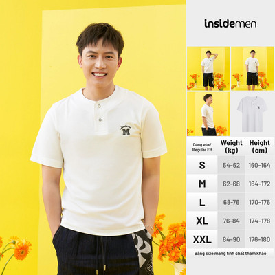 Áo Polo Nam Ngắn Tay Chất Liệu Cotton Thoáng Mát Insidemen Casual IPS161AS4