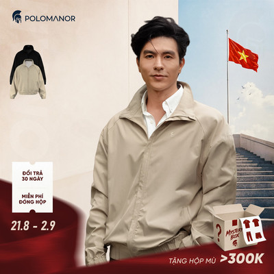 Áo khoác gió nam Cao Cấp chống nắng ORIN, BST QUIET STRENGTH, thanh lịch - POLOMANOR