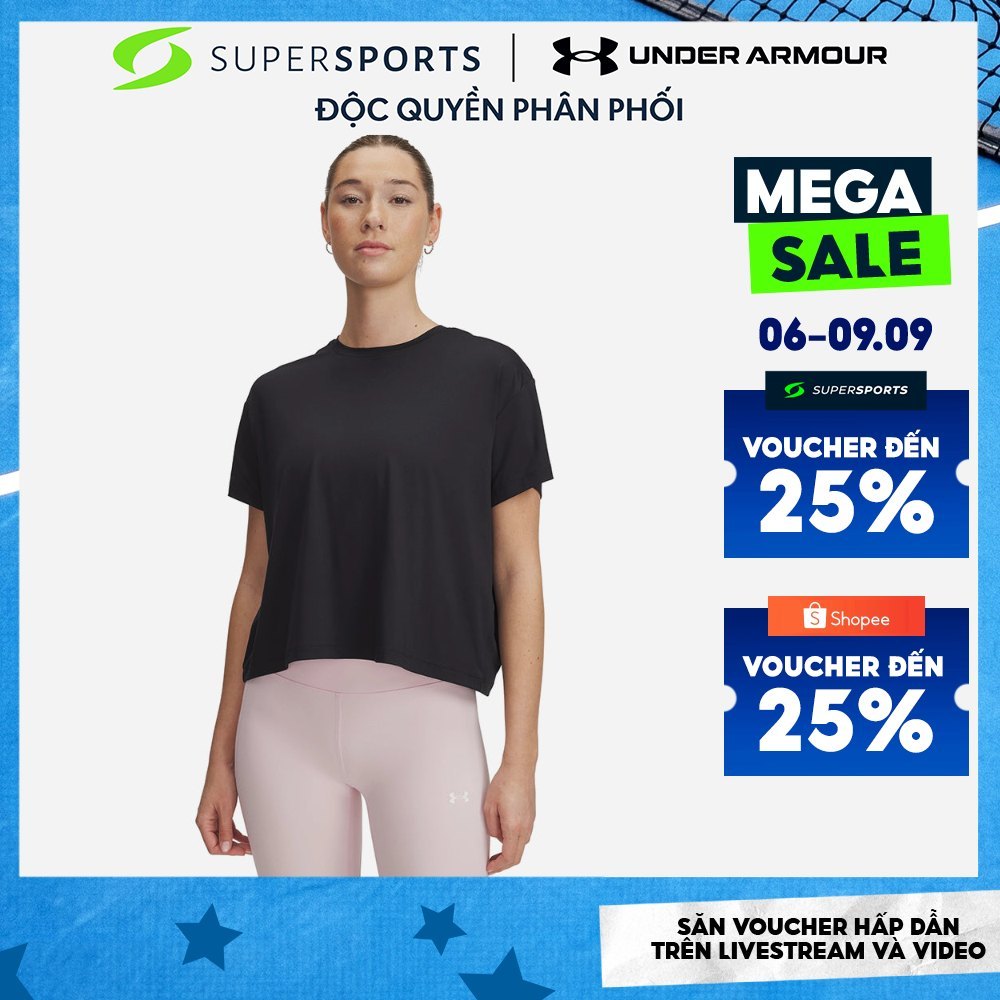 Áo Thun Nữ Under Armour Movement Short Sleeve - 6000217-001