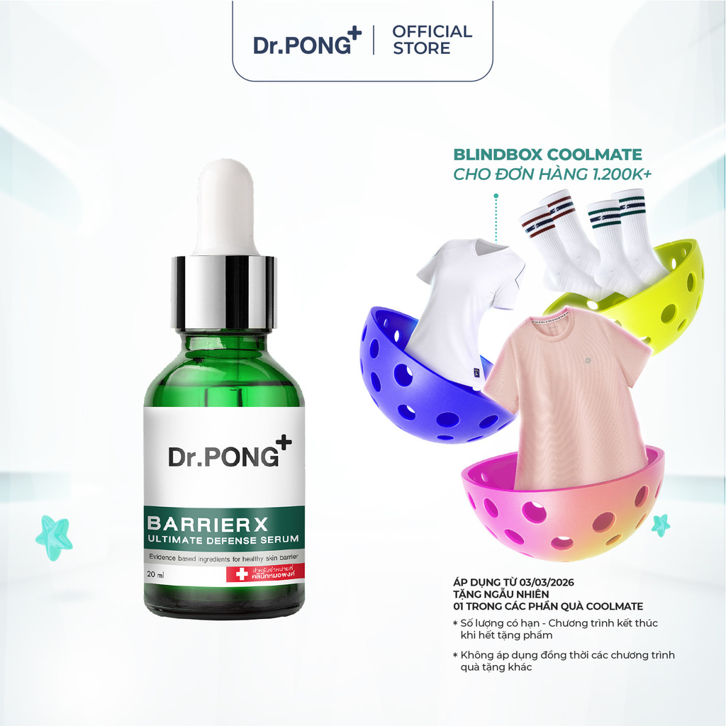 Serum cấp ẩm bảo vệ chuyên sâu Dr.PONG BarrierX Ultimate Defense 20ml