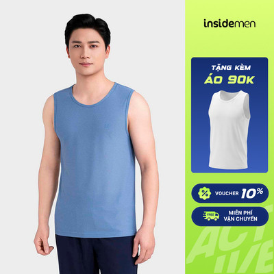 Áo Sát Nách Nam Insidemen Casual Thoáng Khí Polyamide Phong Cách Thể Thao ITL008MAH0