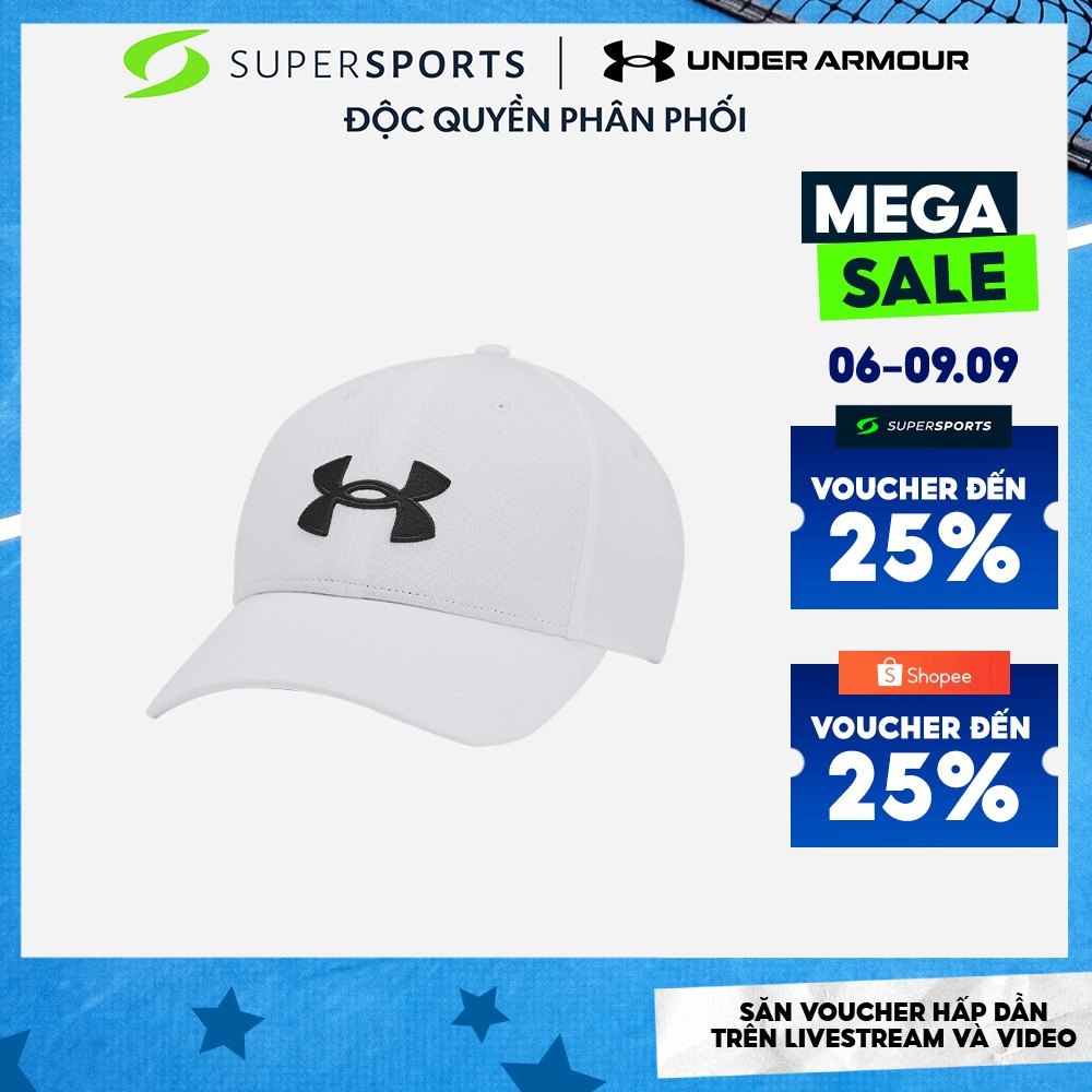 Nón Nam Under Armour Blitzing - Trắng  - 1376701-100
