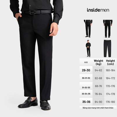 Quần âu Nam Insidemen Regular Co giãn tốt 6TR0500Z