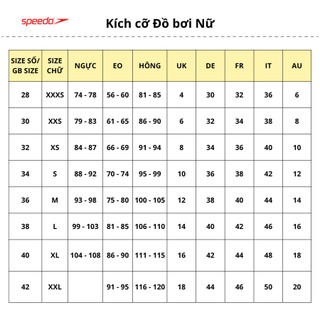 Quần Bơi Nữ Speedo Solid Hi Waist - Đen - 8-00392000334