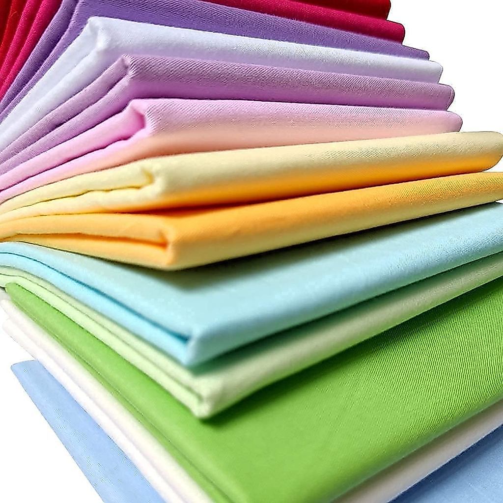 14 Chiếc Vải Cotton Chắc Chắn May Chất Béo Khu Phố Vải Gói Cho DIY Quilting 18x22inches (46x56cm)