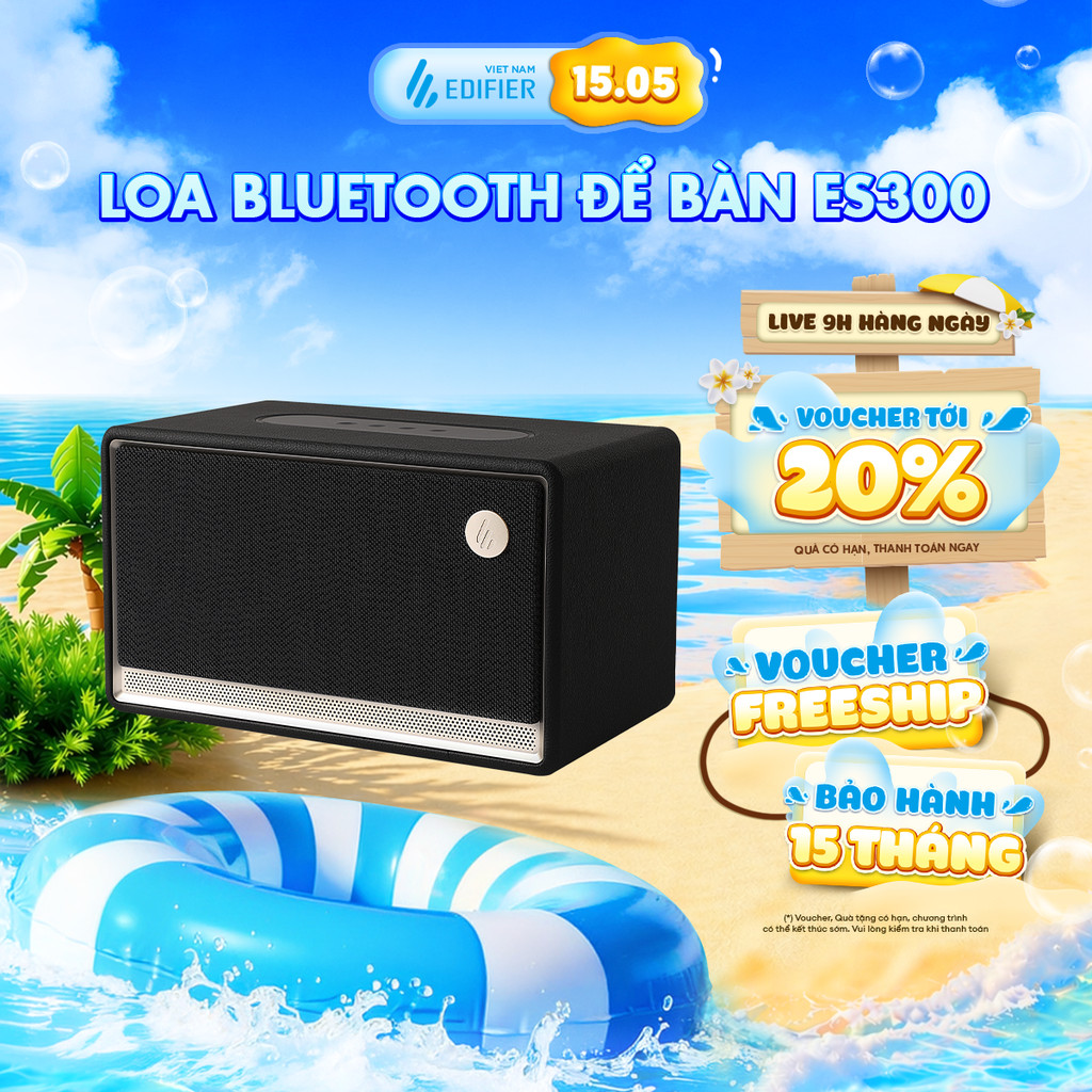 Loa Bluetooth Để Bàn EDIFIER ES300 | Công Suất 60W | Thời Gian Sử Dụng Tới 12H | Tích Hợp Đèn Led | 