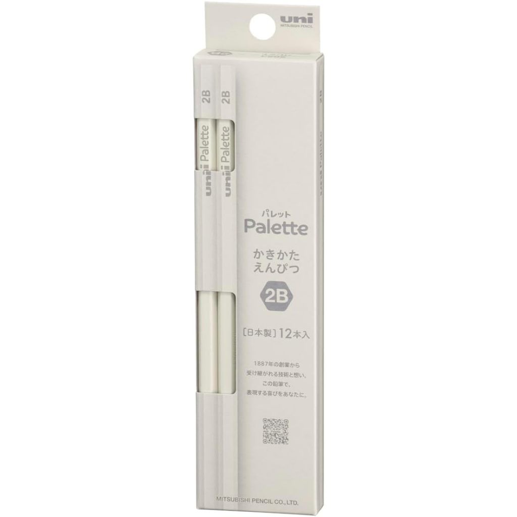 uni Palette Writing Style Pencil 2B Ivory 1 Dozen K56532B