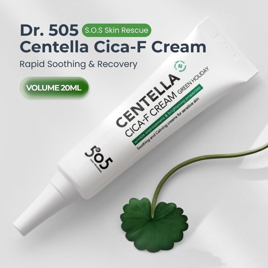 Kem Dr.505 Centella Cica-F – Kem làm dịu & phục hồi vết thâm bốn lần + EGF 20ml