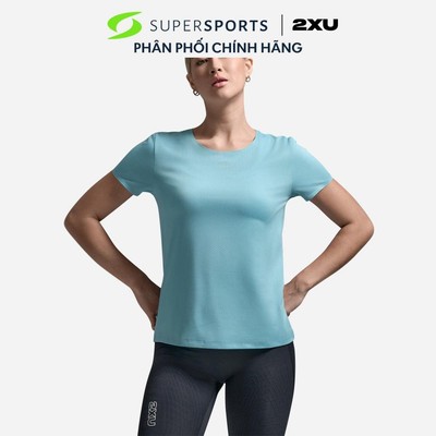 Áo Thun Nữ 2XU Light Speed Tech - Xanh Dương - WR7152a-RTB/RBF