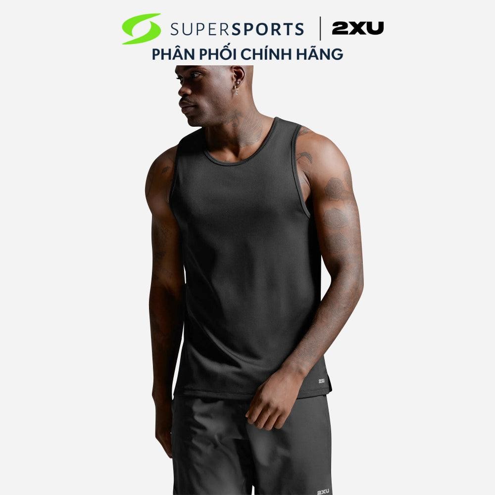 Áo Ba Lỗ Nam 2XU Aero Mesh - Đen - MR7440a-BLK/SRF