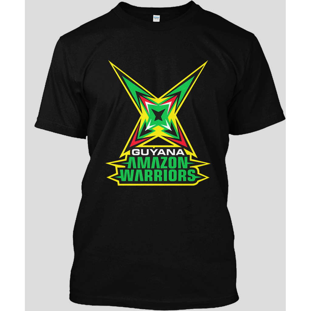 Áo thun nam màu đen Guyana Warriors