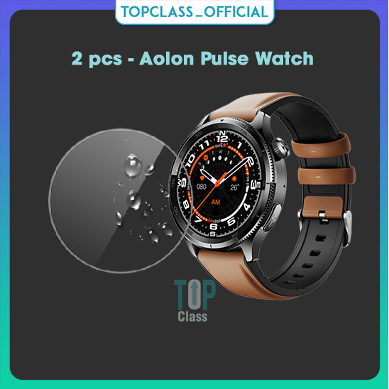 Bộ 2 miếng bảo vệ màn hình kính cường lực cho đồng hồ thông minh Aolon Pulse Watch